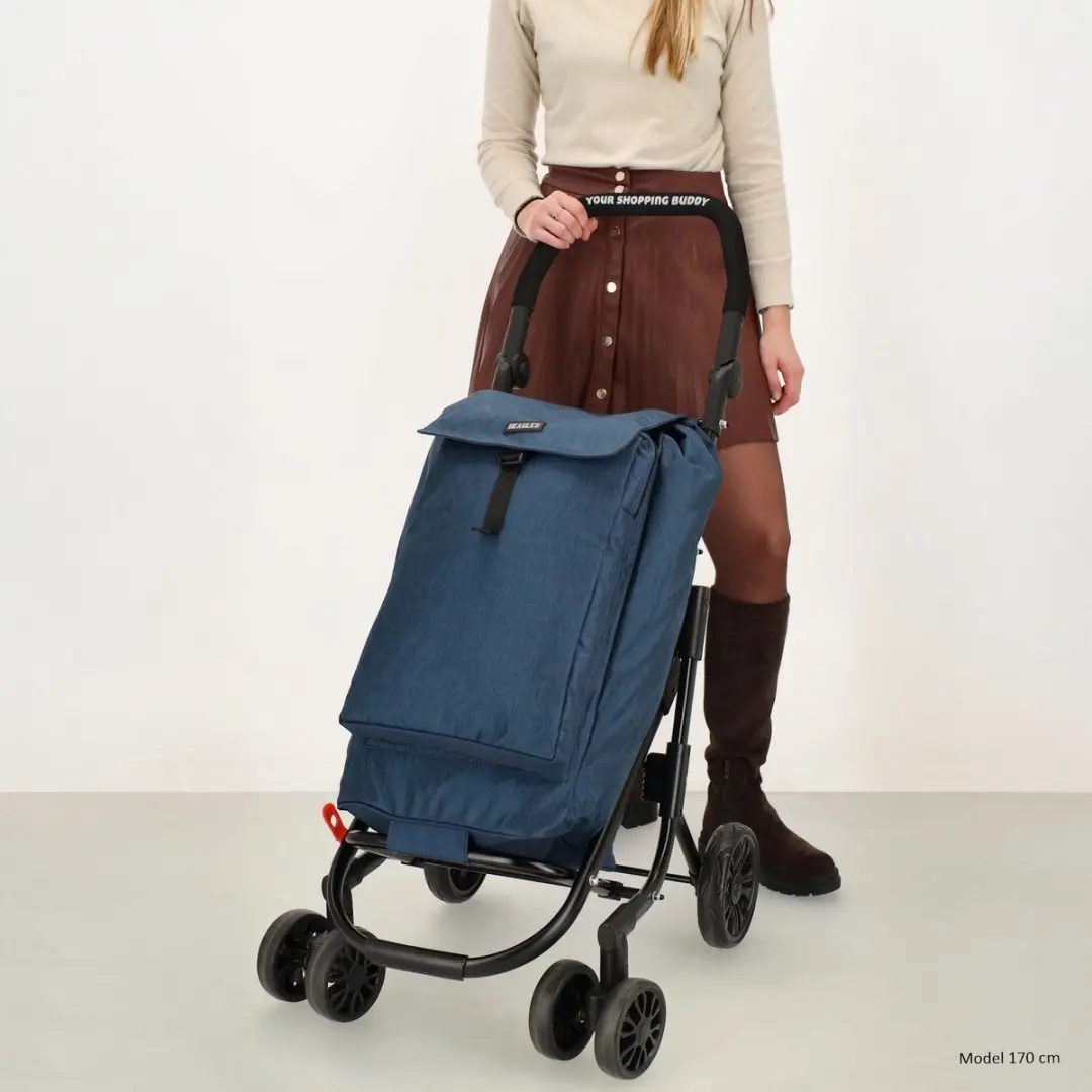 Beagles Shop & Go Boodschappenkar 23079002 - 305L - Blauw - afbeelding 4 van 6