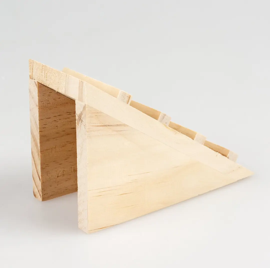 DuvoPlus Houten Knaagdierhok 14x6x9cm