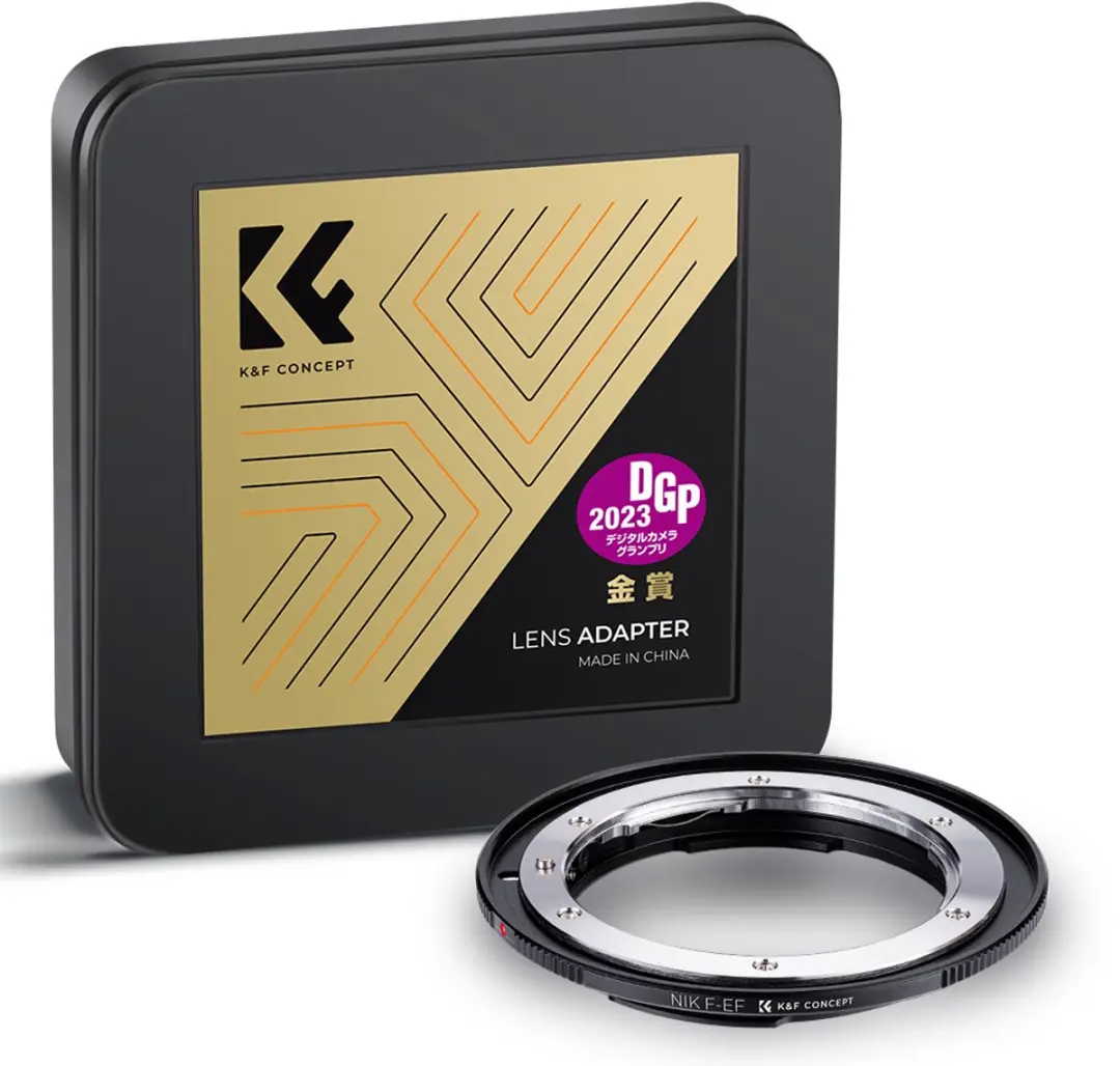 K&F Concept Nikon F op Canon EOS EF Adapter KF06.088 - Zwart - afbeelding 6 van 6