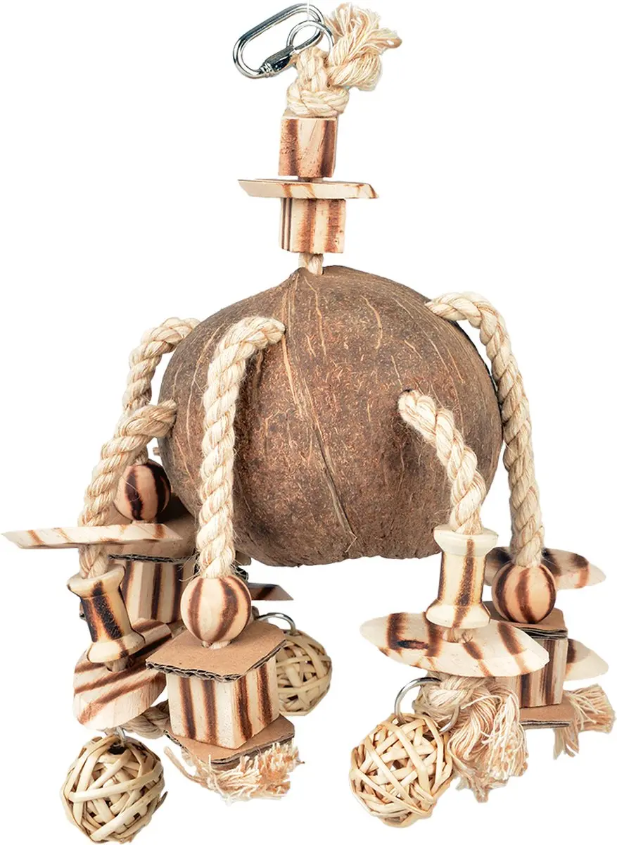DuvoPlus Coconut Jungle Hanger Speelgoed Vogel