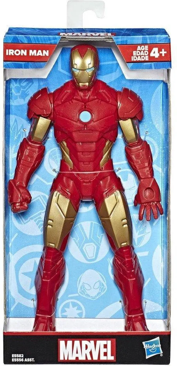 Hasbro Marvel Avengers Iron Man Actiefiguur 24cm - Rood/Goud