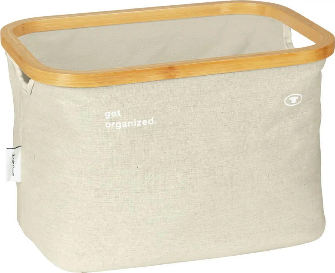 Wenko Tom Tailor Opbergdozen Bamboe Frame 25.5L - 2 Stuks - afbeelding 6 van 6