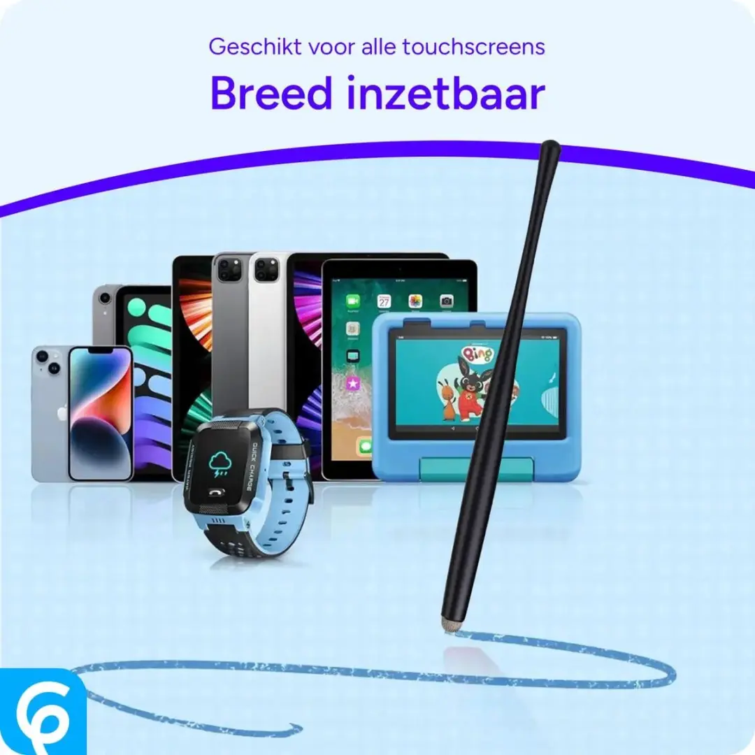 Selected SBG Capacitieve Stylus Pen - Zwart