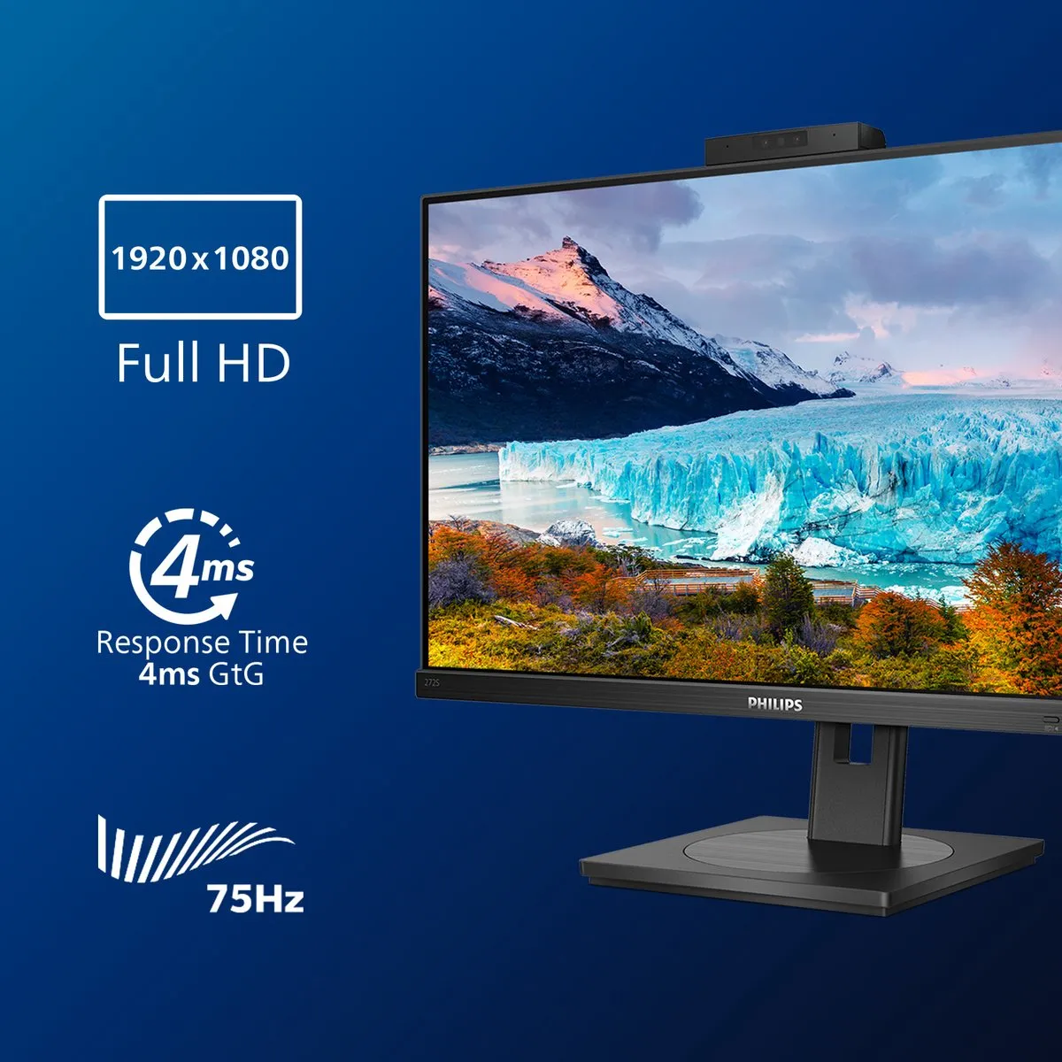 Philips S Line 272S1MH/00 Monitor 27" Full HD - Zwart
