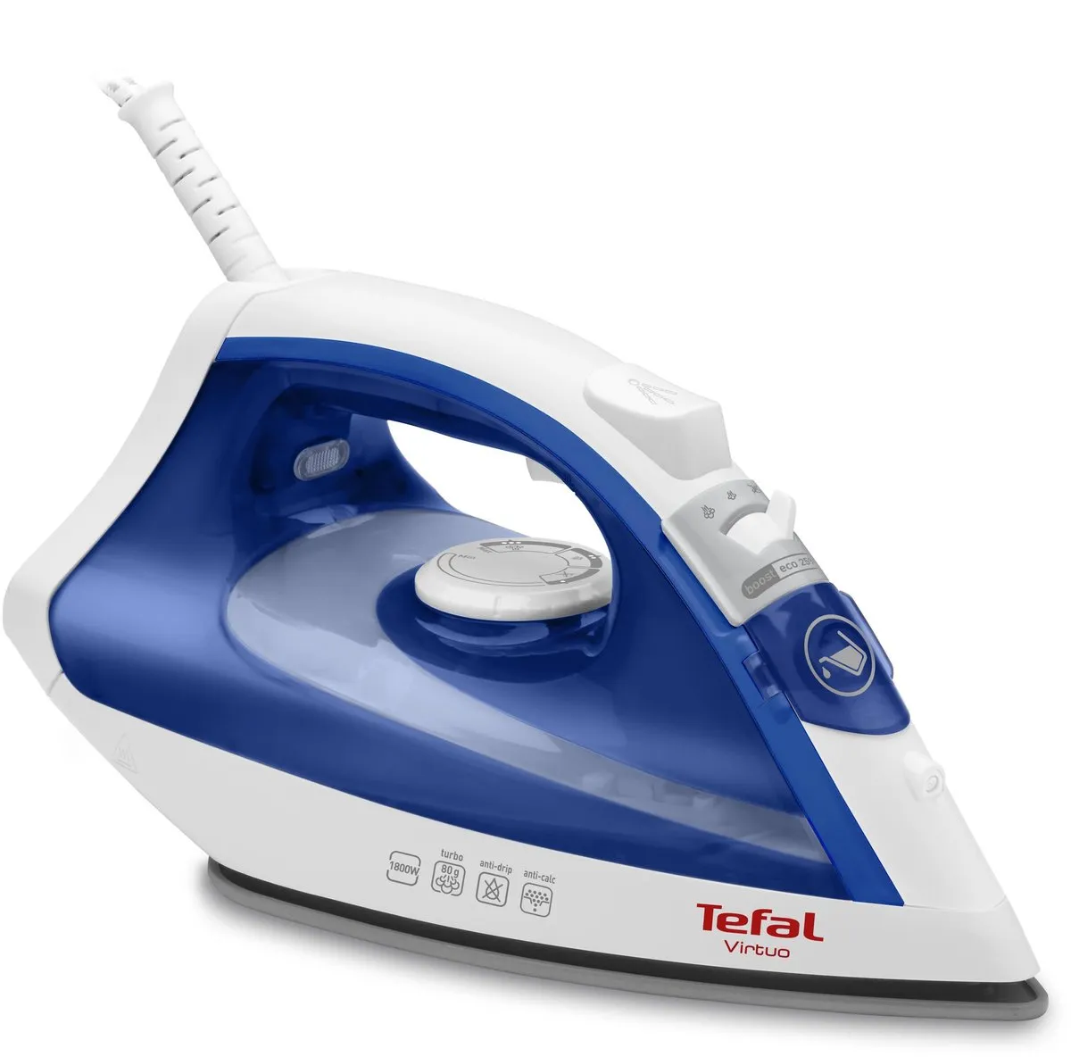 Tefal Virtuo FV1711 Stoomstrijkijzer 2500W - Indigo