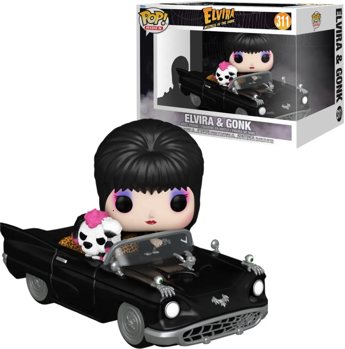 Funko POP! Elvira & Gonk (POP! Ride Deluxe) Vinylfiguur - 80693