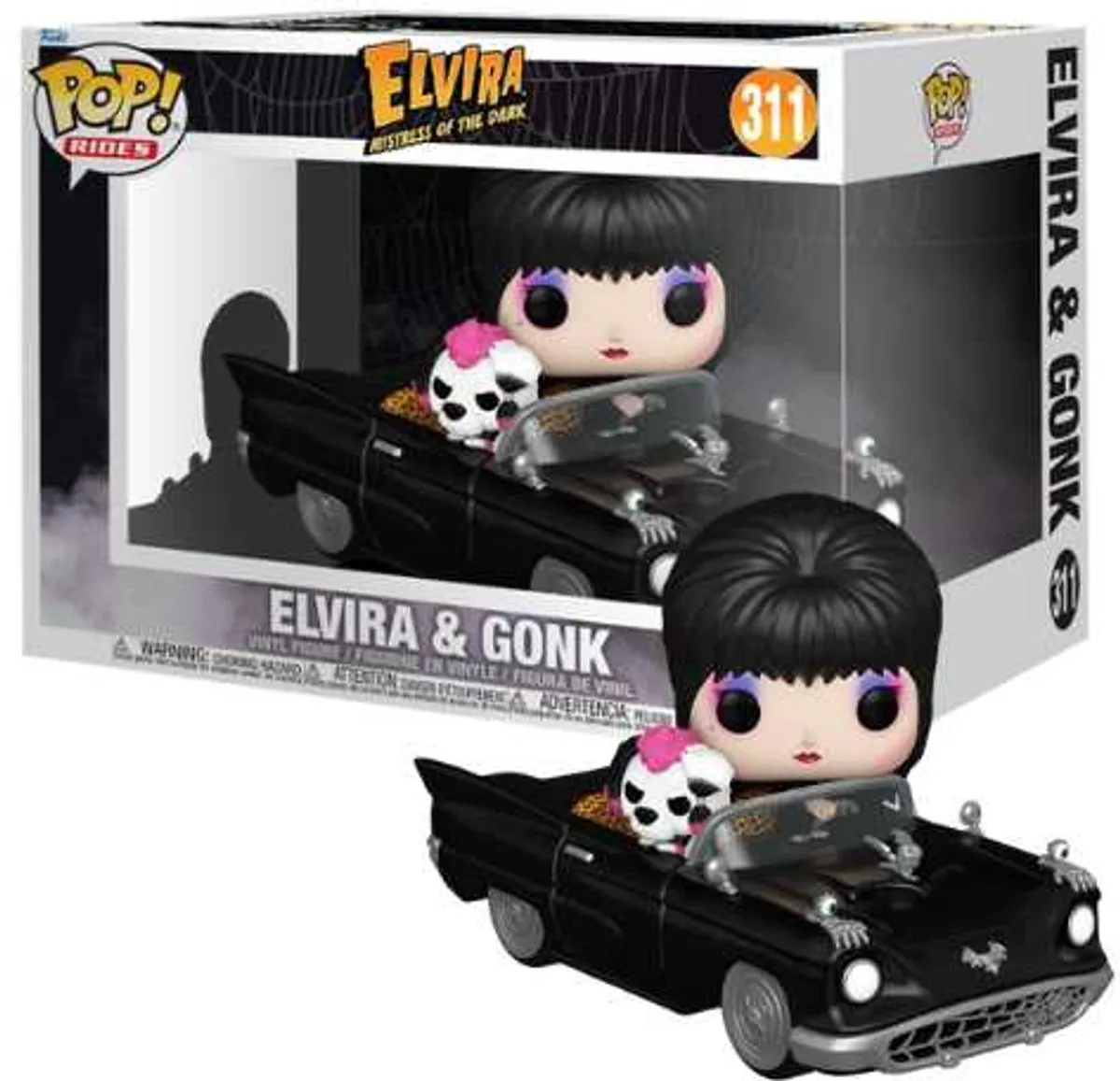Funko POP! Elvira & Gonk (POP! Ride Deluxe) Vinylfiguur - 80693