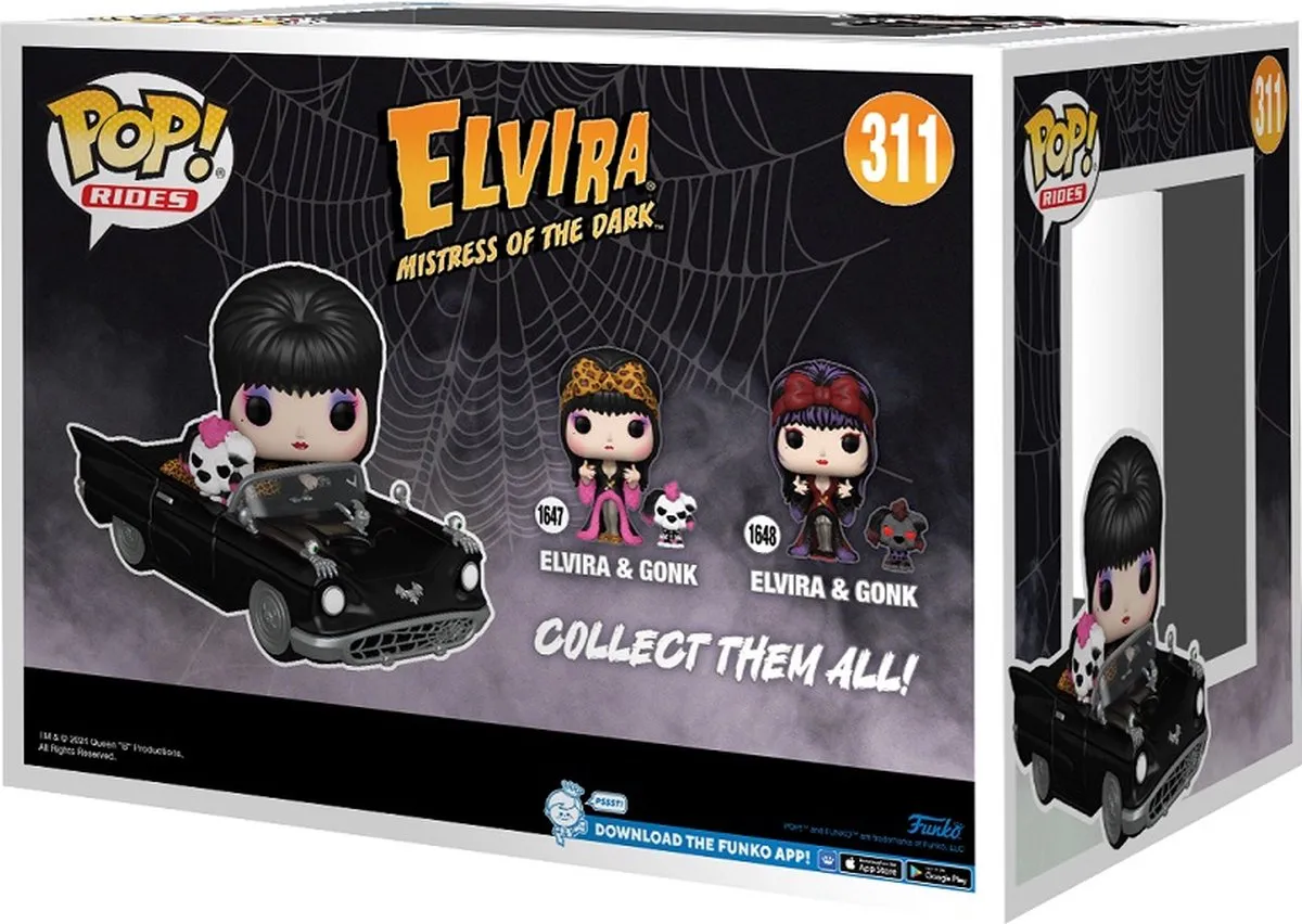 Funko POP! Elvira & Gonk (POP! Ride Deluxe) Vinylfiguur - 80693