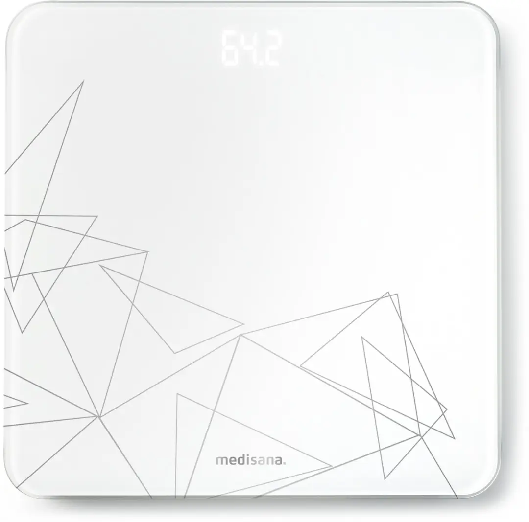 Medisana PS 437 Personenweegschaal - 180 kg - Wit/Grijs