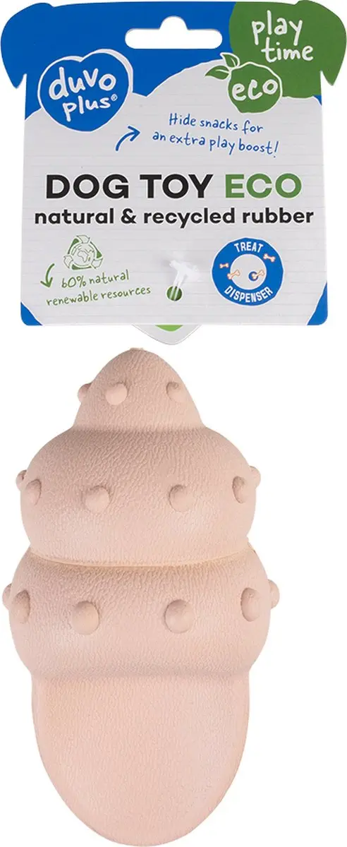 DuvoPlus Eco Rubber Schelp Snackdispenser - Roze