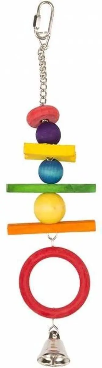 Duvo Acrobaat Vogel Speelgoed - Houten Blokjes 38cm