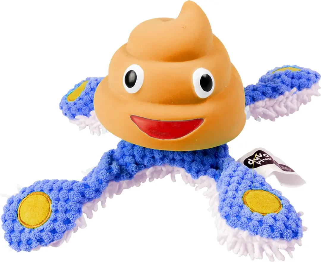 DuvoPlus Pluche Octopus Speelgoed Hond