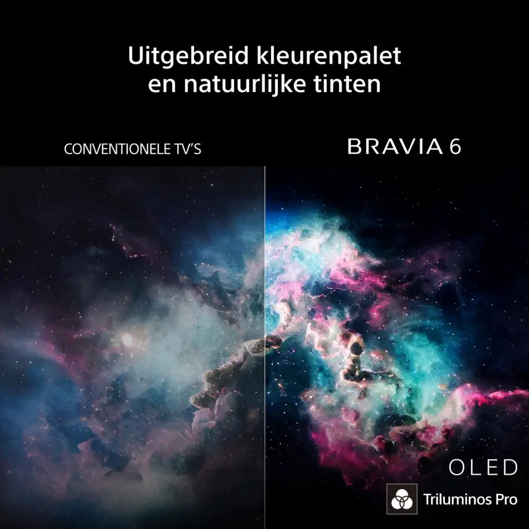 Sony Bravia 6 48 inch 4K OLED Smart TV - Zwart - afbeelding 6 van 6