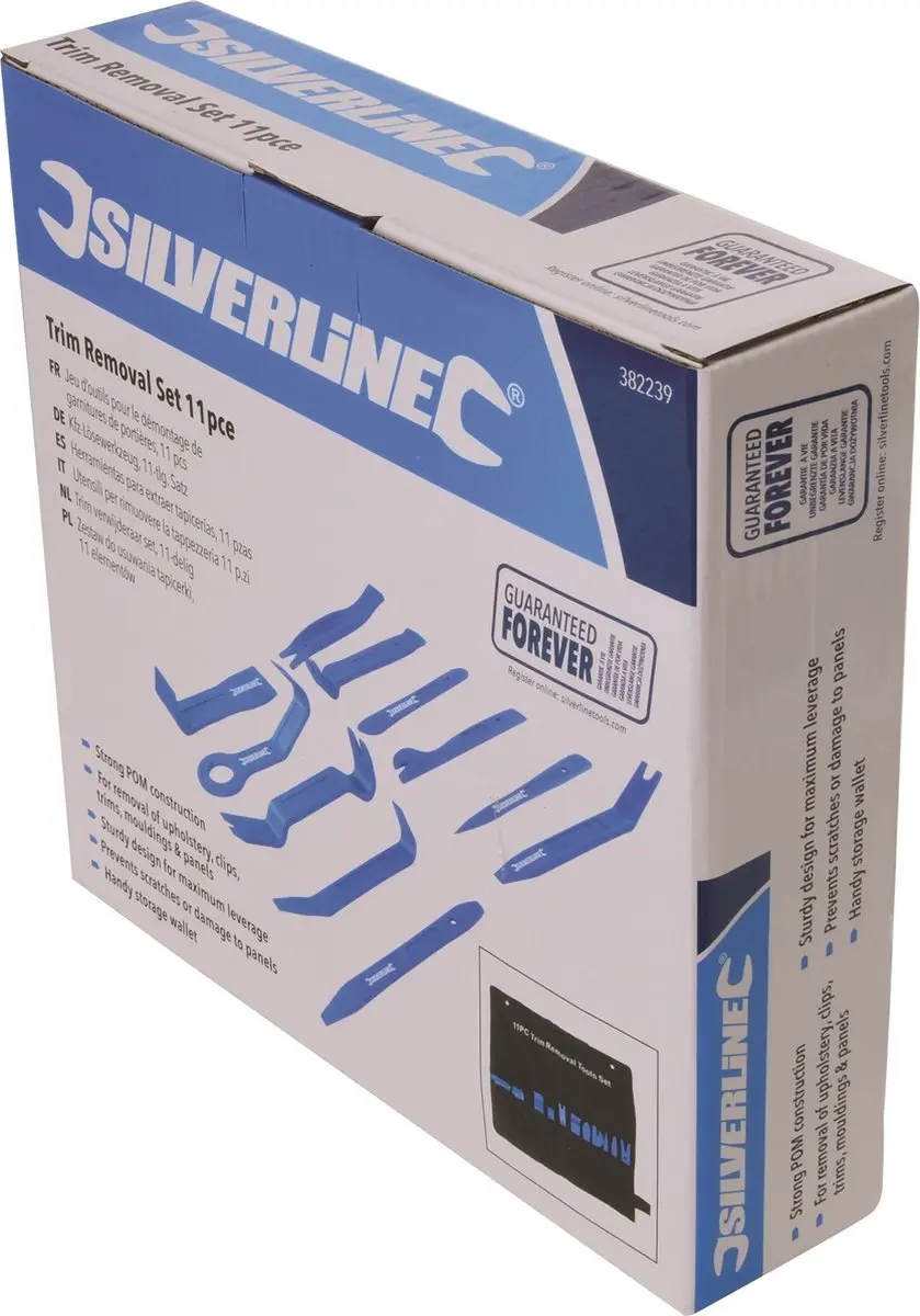 Silverline Bekleding & Trim Verwijderaar Set 11-delig - afbeelding 6 van 6