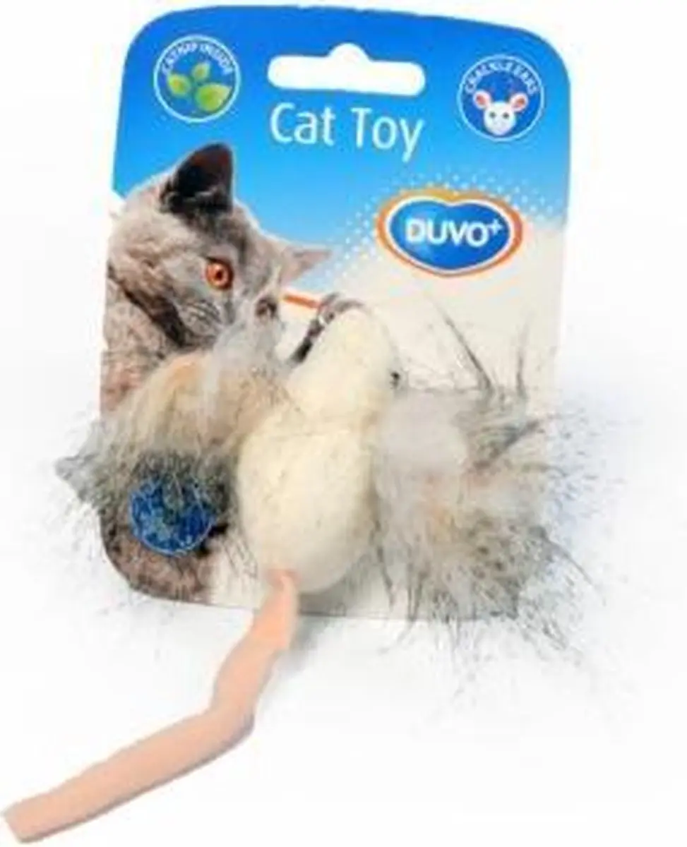Duvo Cattoy BigEar Muis - Bruin/Beige