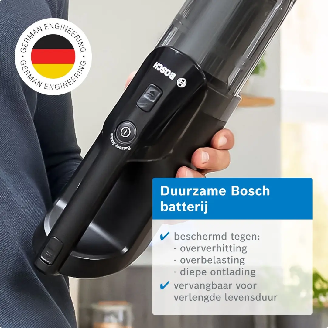 Bosch Serie 4 Flexxo BHH4WM28 Draadloze Stofzuiger - Wit
