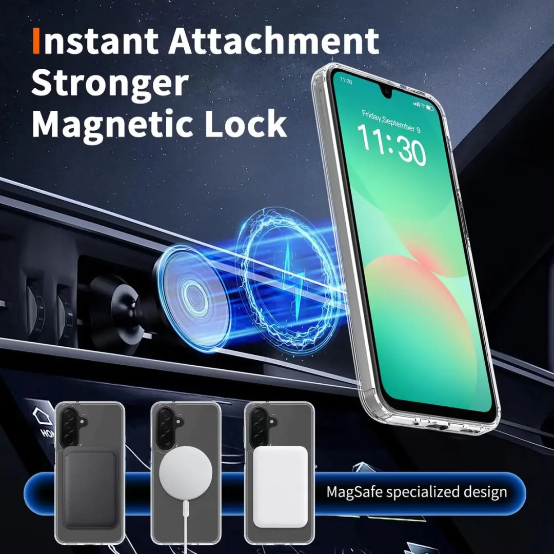 Selected Hoesje Samsung Galaxy A27 MagSafe Transparant - afbeelding 6 van 6