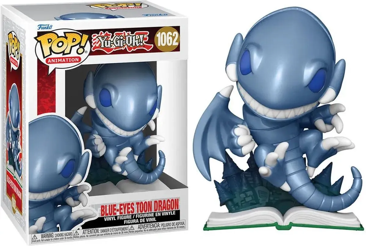 Funko Pop! Blue-Eyes Toon Dragon - Vinyl Figuur 9cm - Multicolor