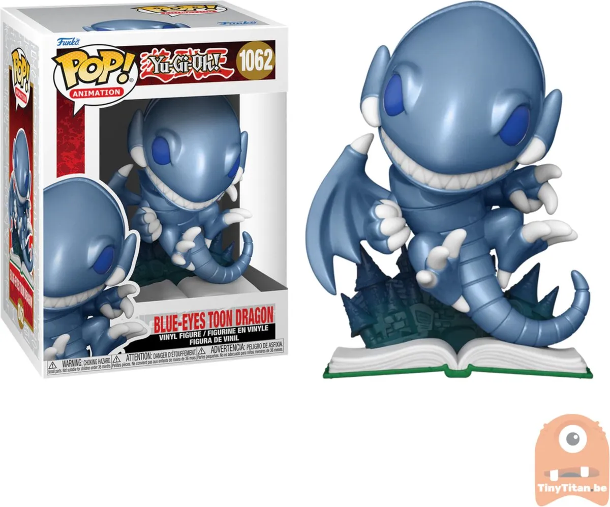 Funko Pop! Blue-Eyes Toon Dragon - Vinyl Figuur 9cm - Multicolor