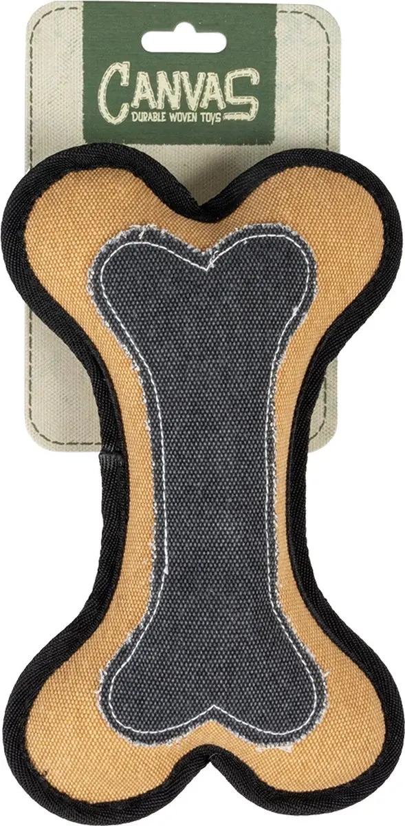 DuvoPlus Speelgoed Hond Canvas Plat Been 15x25x5cm Meerkleurig