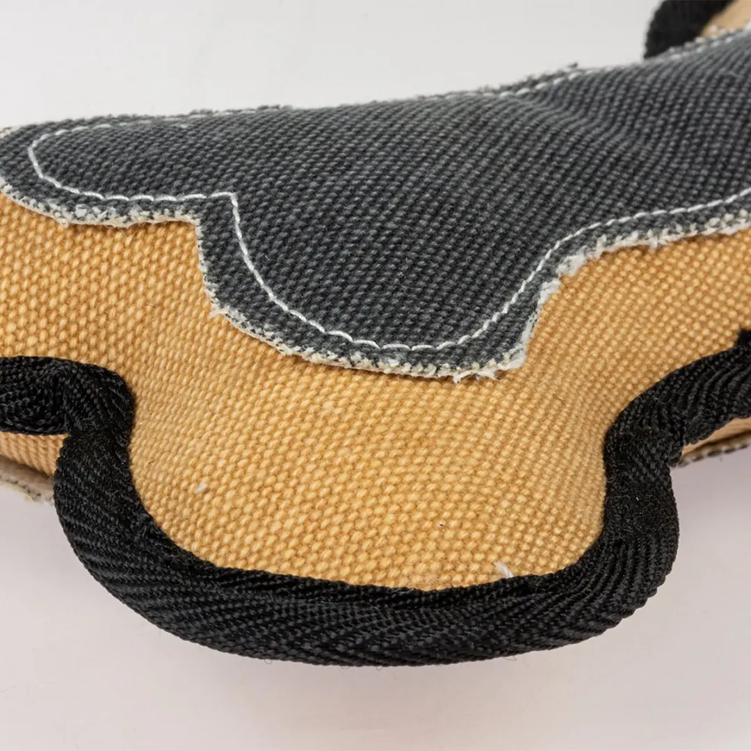 DuvoPlus Speelgoed Hond Canvas Plat Been 15x25x5cm Meerkleurig