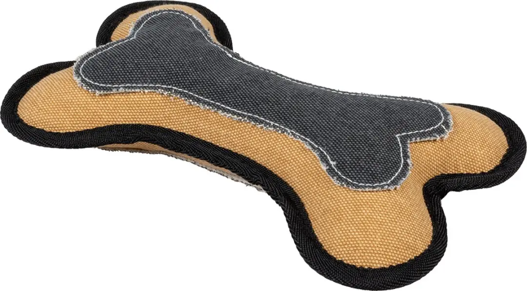 DuvoPlus Speelgoed Hond Canvas Plat Been 15x25x5cm Meerkleurig