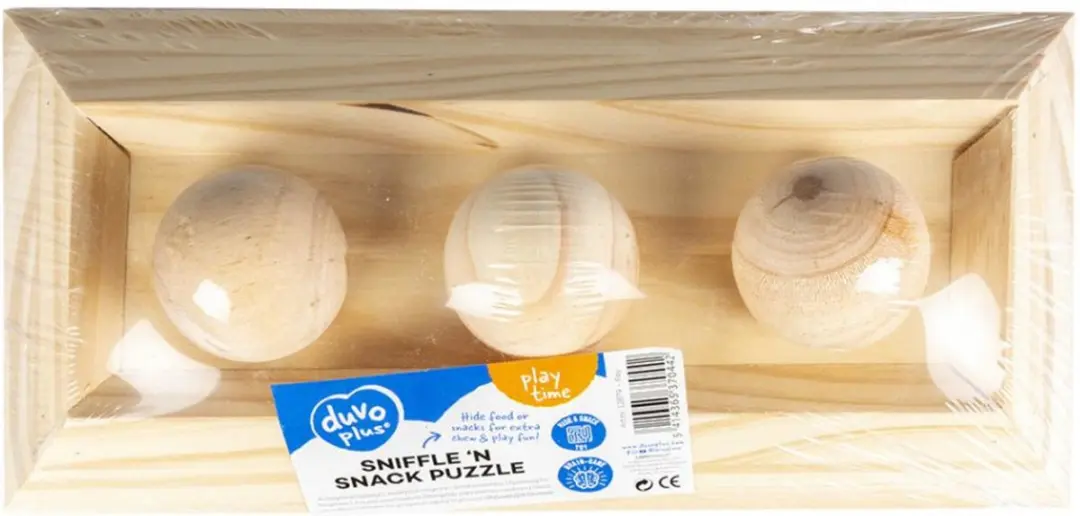 Duvo+ Houten Sniffle 'n Snack Puzzle Fay - 28x13x6cm