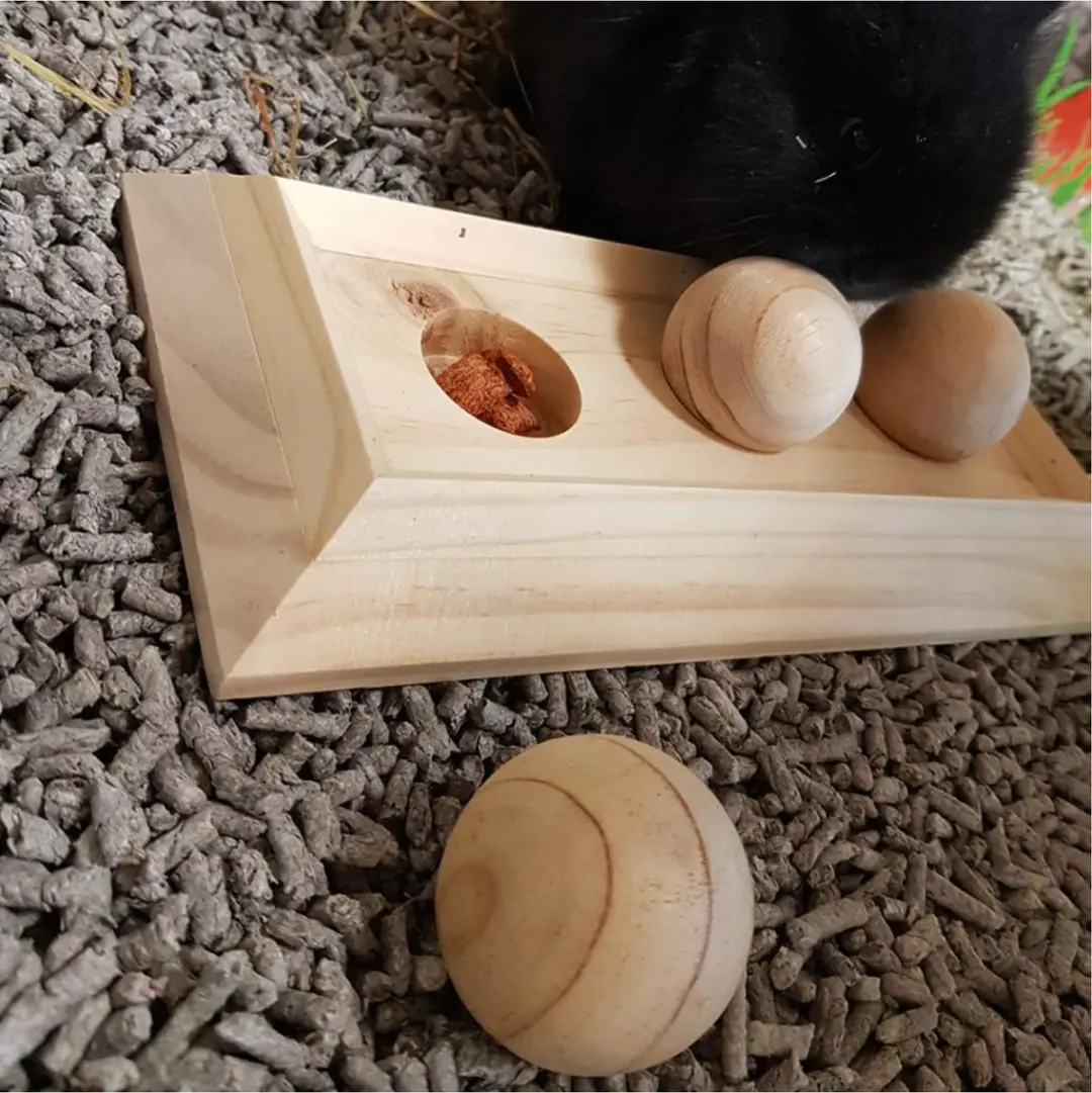 Duvo+ Houten Sniffle 'n Snack Puzzle Fay - 28x13x6cm