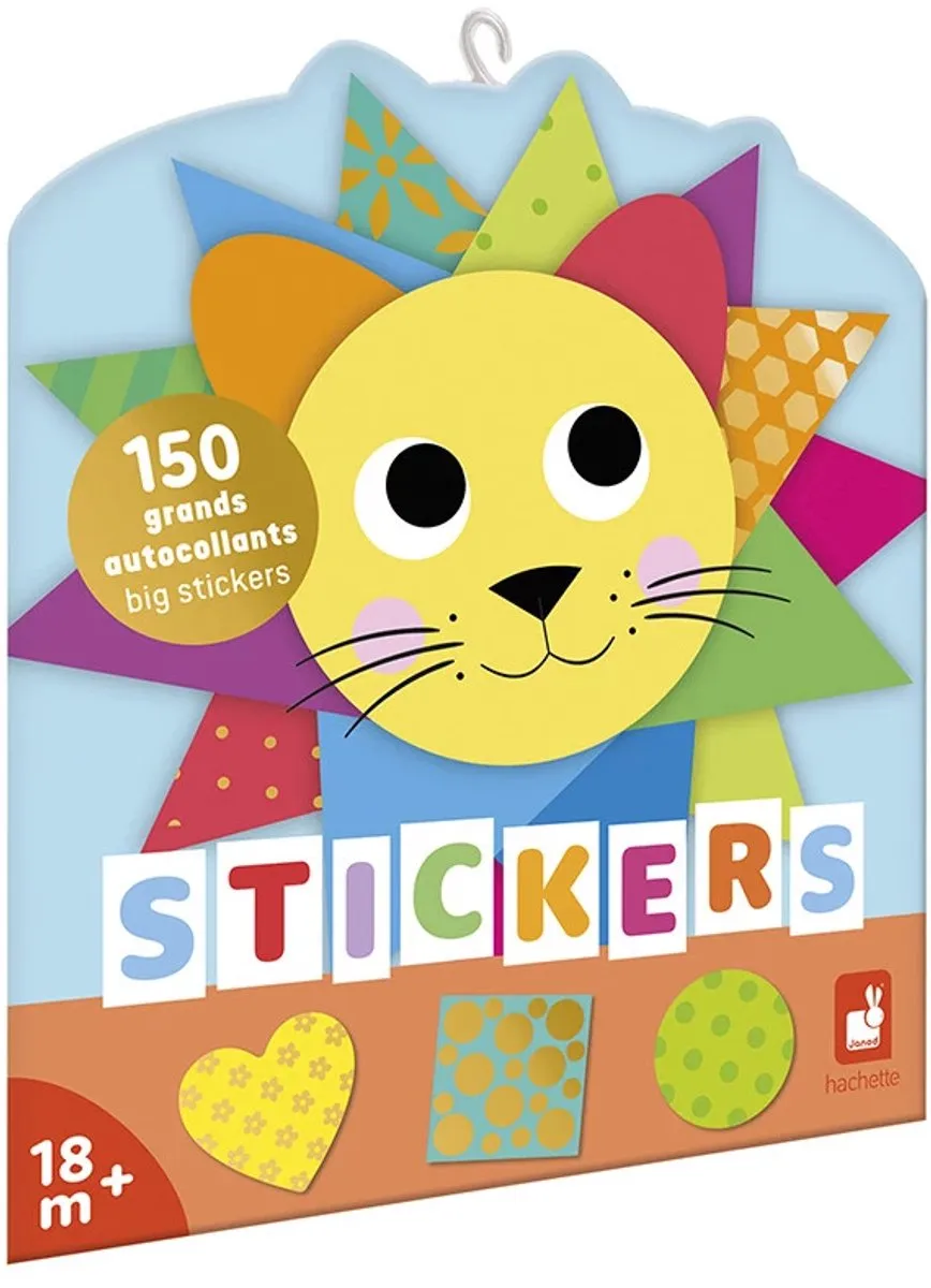 Janod Stickerset Geometrische Vormen 150 Stickers