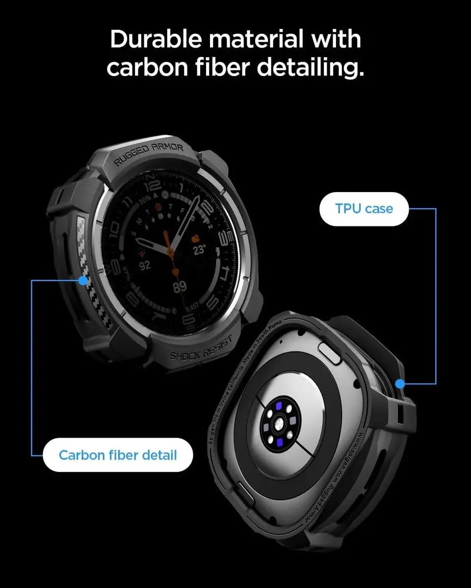 Spigen Rugged Armor Hoesje ACS11611 - Zwart