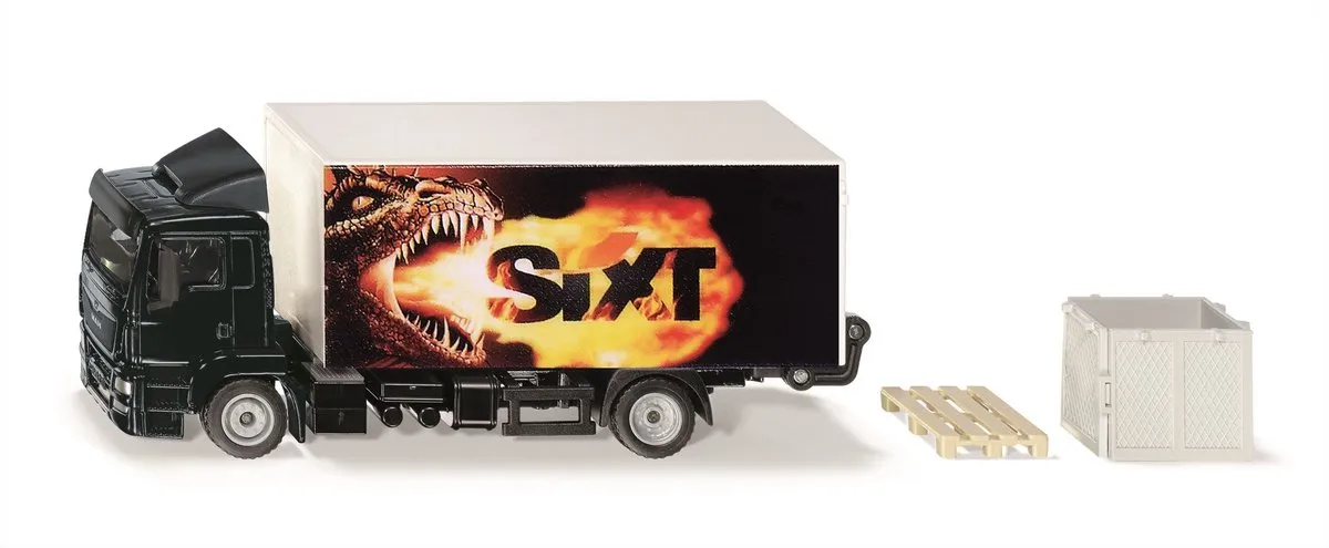 SIKU 1997 MAN Vrachtwagen 1:50 - Metaal/Zwart-Geel