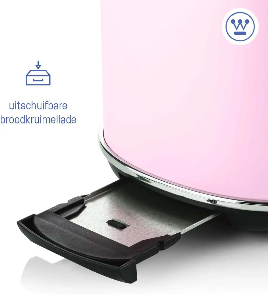 Westinghouse WKTTB857 Roze Broodrooster 2 Sneden 815W
