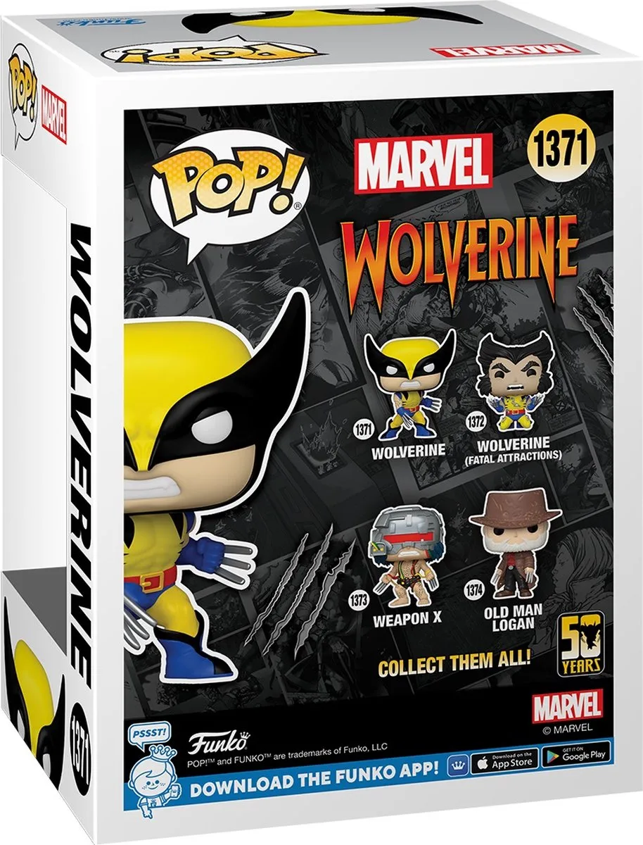 Funko Pop Marvel Wolverine Classic #1371 - Multi