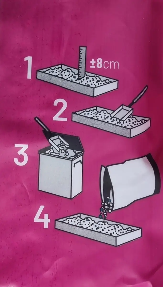 Flamingo Bentoniet Kattenbakvulling Wit - 10 kg