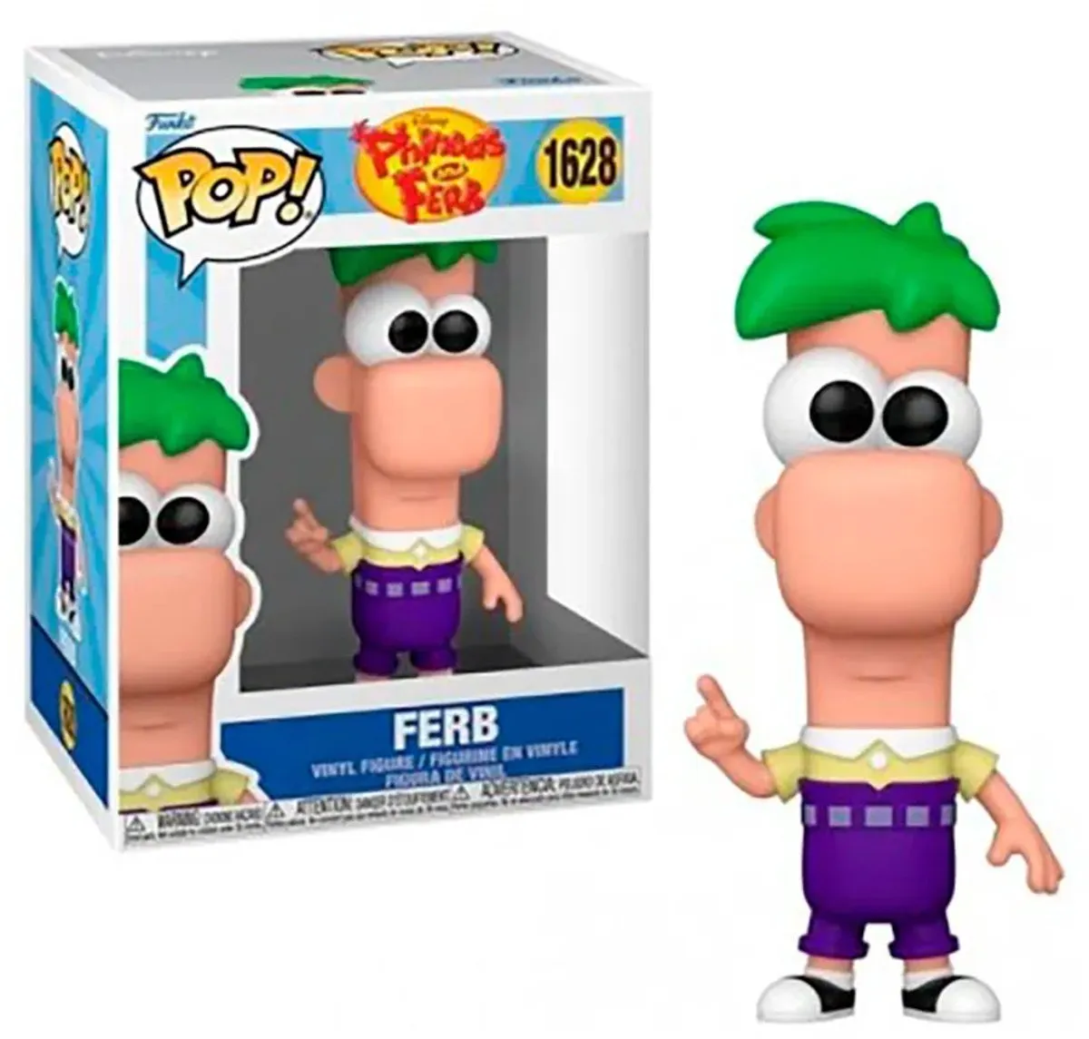 Funko Pop! Disney Phineas and Ferb Ferb #1628 - Multicolor