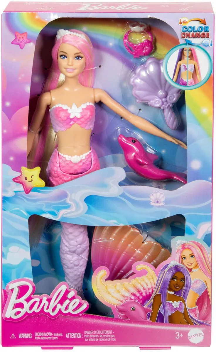 Barbie Zeemeermin Pop 0194735183630 - Blauw