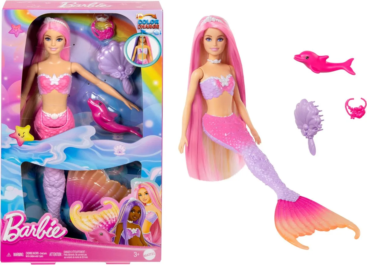 Barbie Zeemeermin Pop 0194735183630 - Blauw