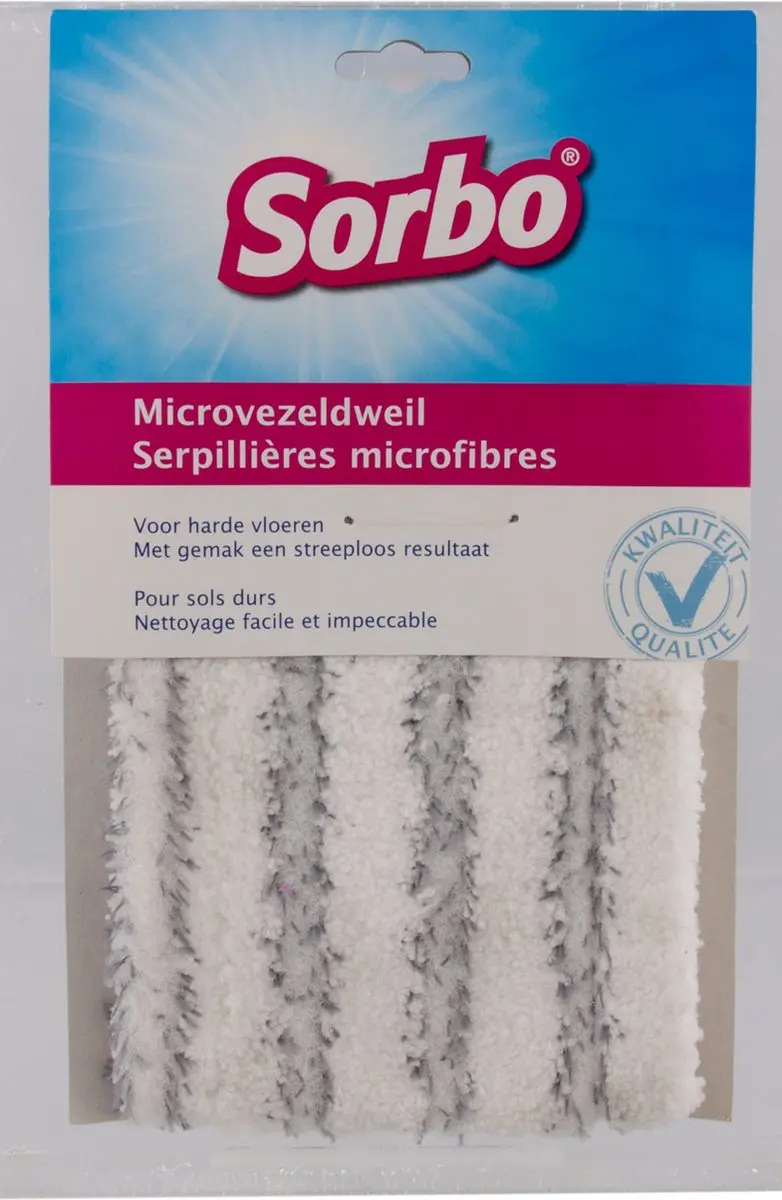 Sorbo Microvezel Vervangdoek - Wit - afbeelding 3 van 4
