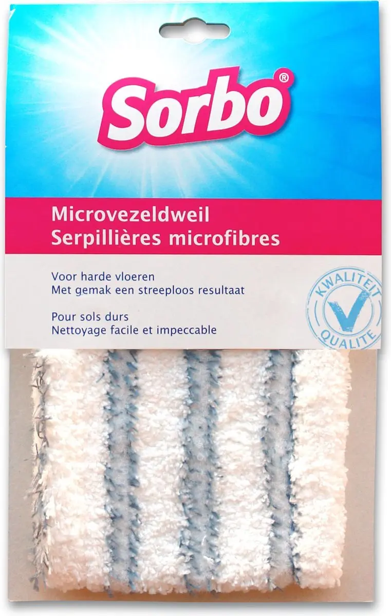 Sorbo Microvezel Vervangdoek - Wit - afbeelding 2 van 4