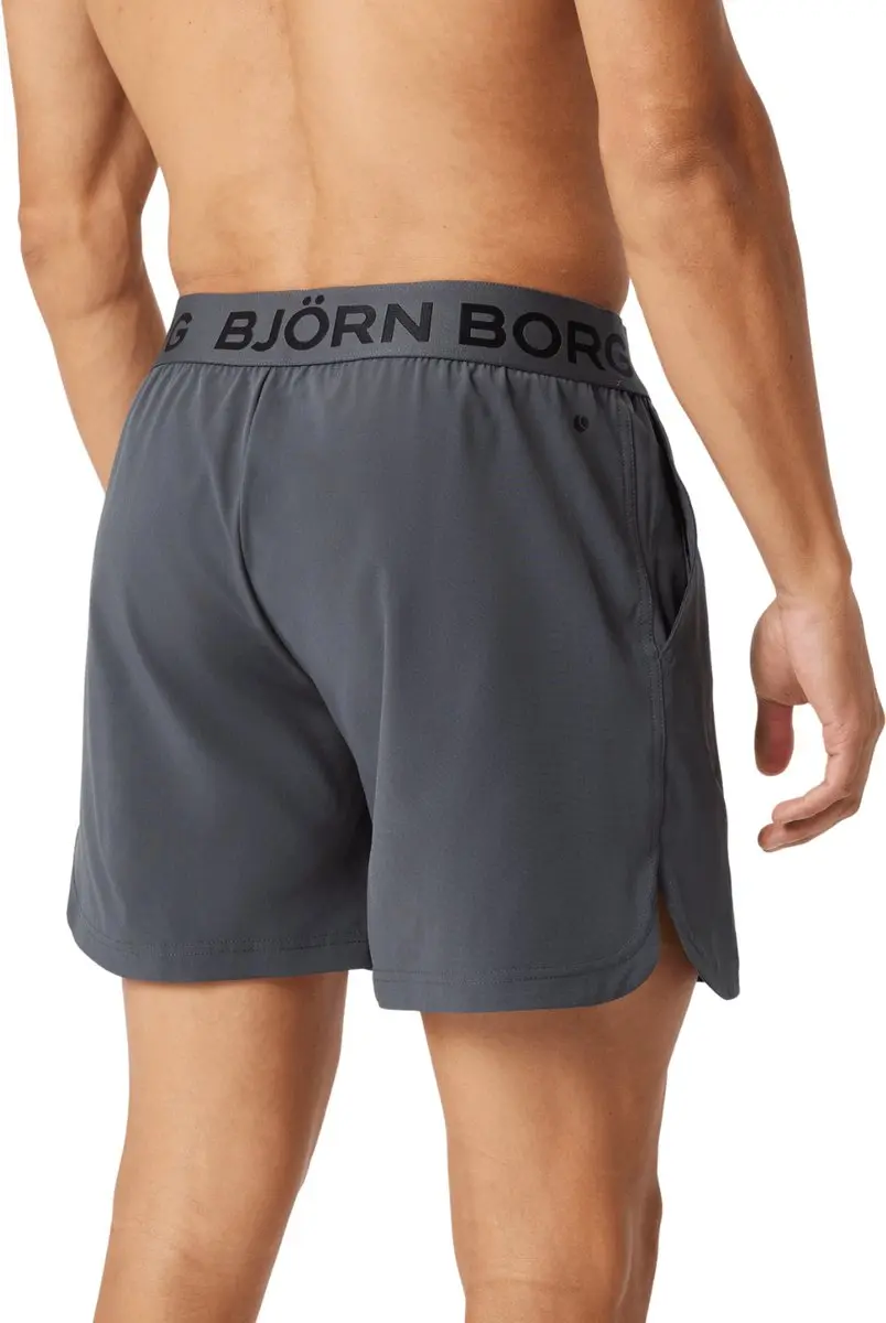 Björn Borg Korte Sportbroek Heren 6" - Zwart - Maat M