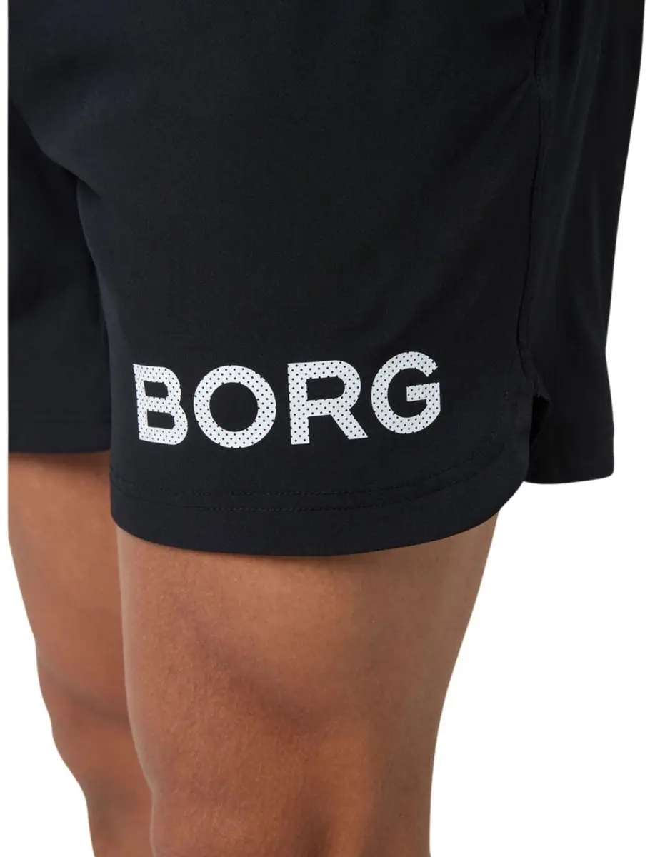 Björn Borg Korte Sportbroek Heren 6" - Zwart - Maat M