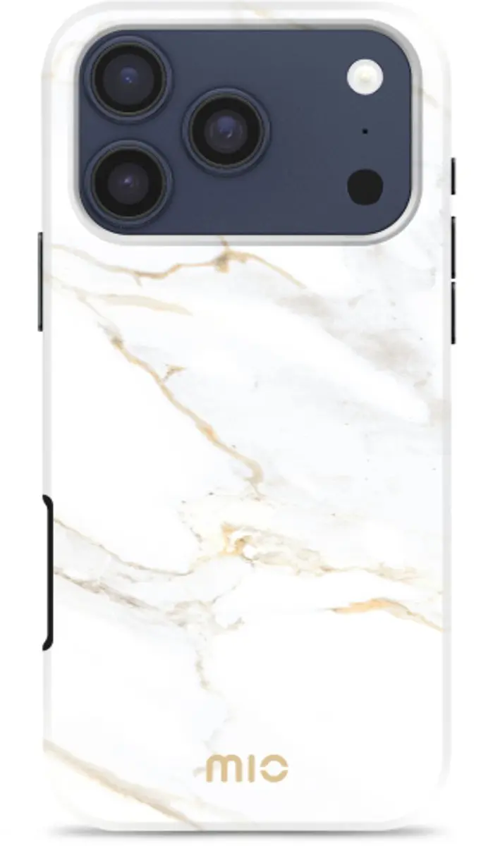 Mobilize MIO White Marble MagSafe iPhone 18 Pro Hoesje