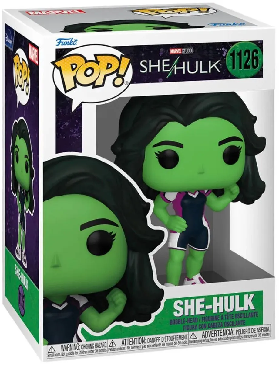 Funko POP! Marvel She-Hulk 64196 Verzamelfiguur - 9 cm - Multicolours
