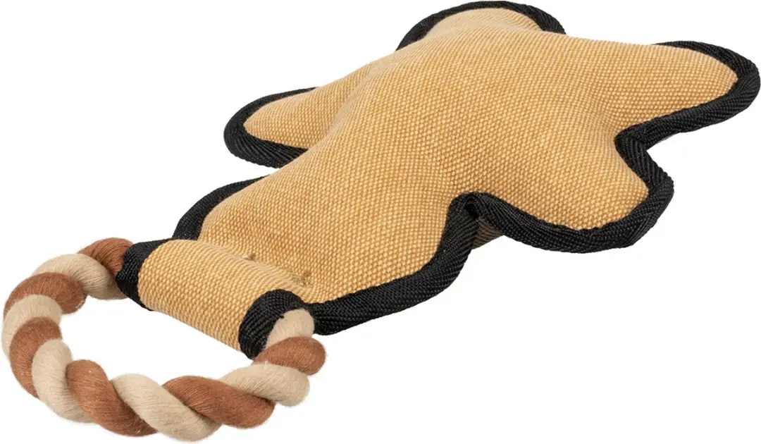 DuvoPlus Speelgoed Hond Canvas Peperkoekman Meerkleurig