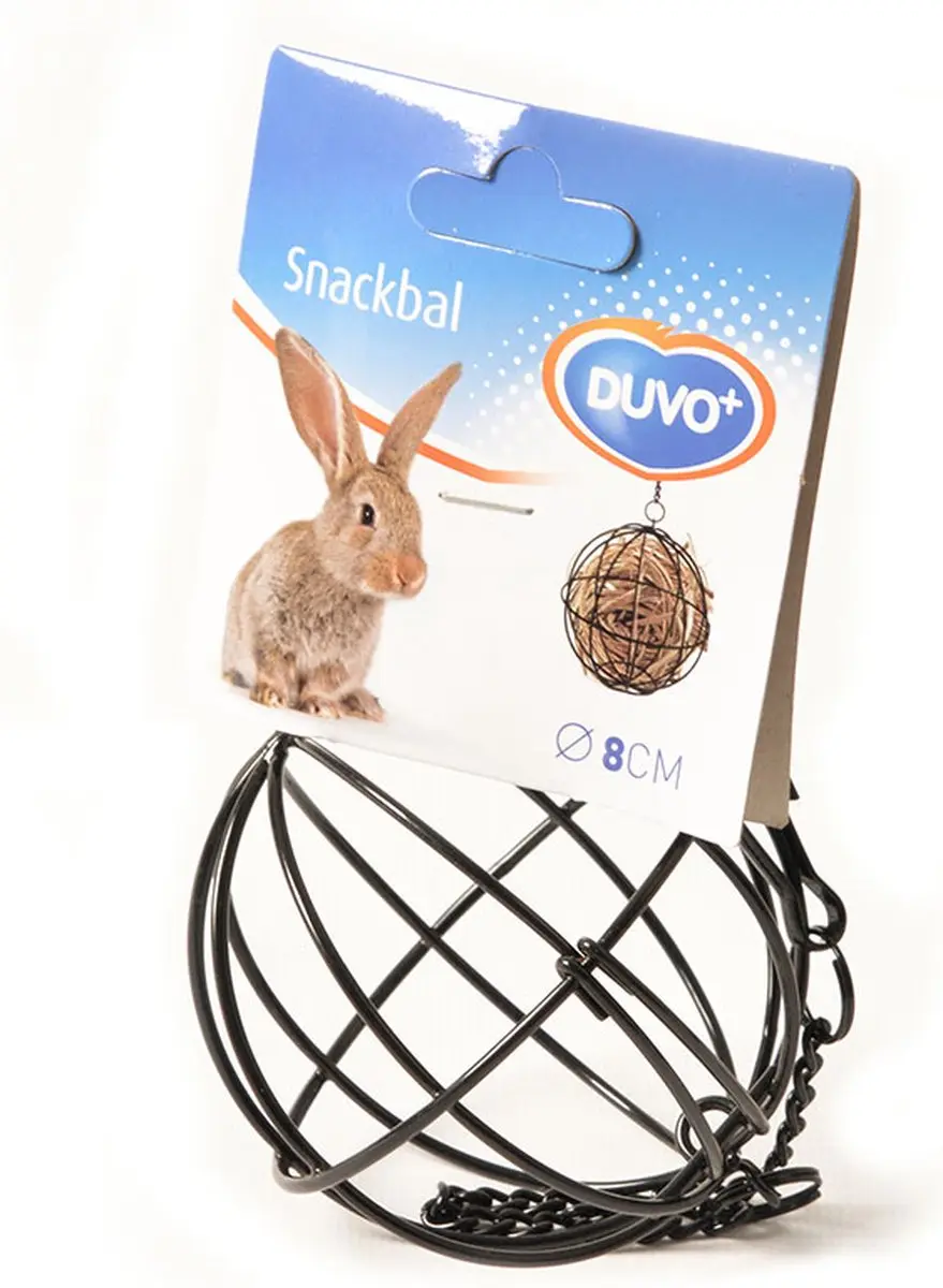 DuvoPlus Speelgoed Knaagdier Snackbal 8cm