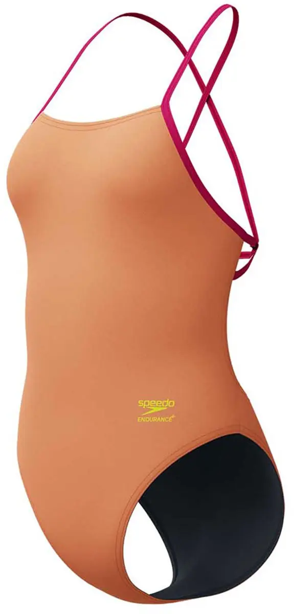 Speedo Solid Tie Back Zwemkleding 32 - Oranje