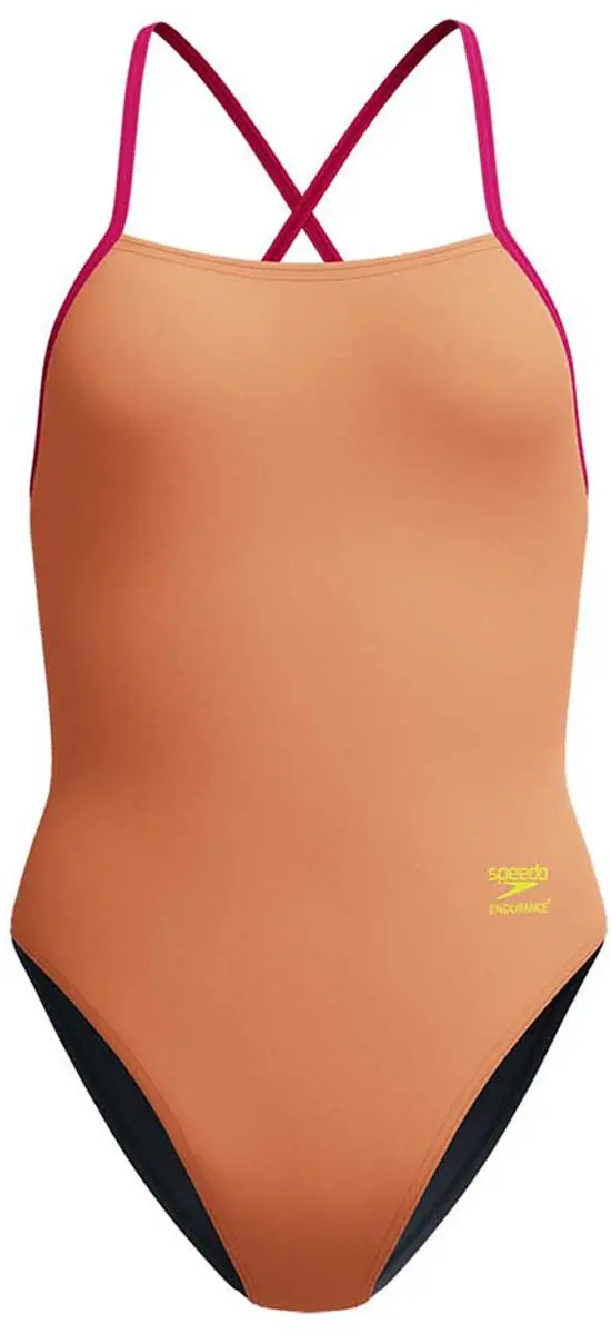 Speedo Solid Tie Back Zwemkleding 32 - Oranje