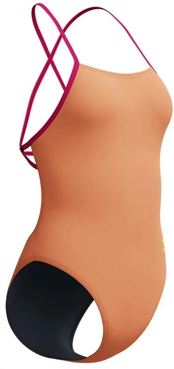 Speedo Solid Tie Back Zwemkleding 32 - Oranje