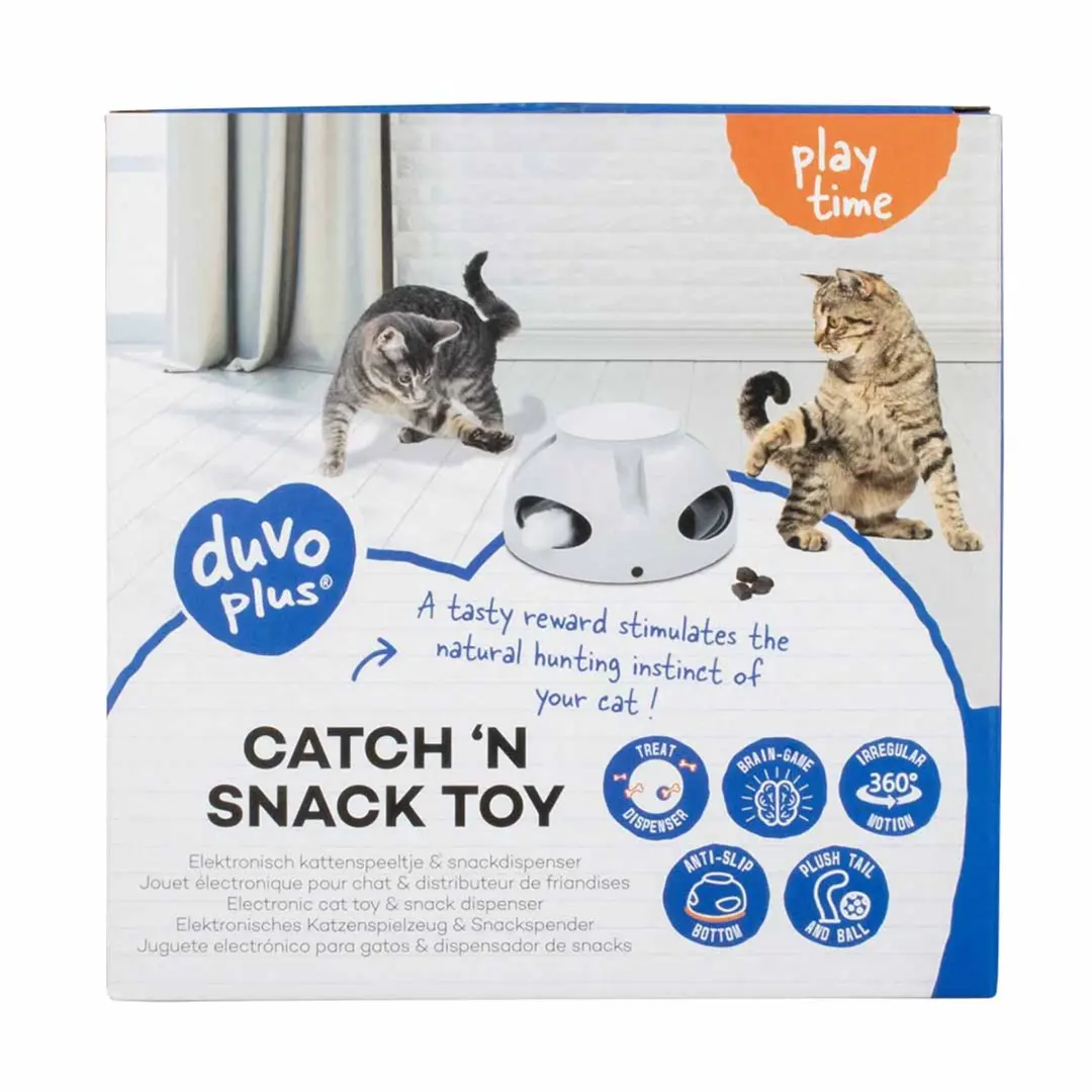 Duvo+ Catch ‘N Snack Speeltje - Wit