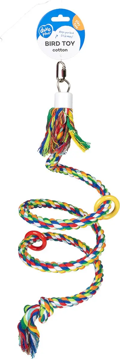 Duvo Touwspiraal met Ringen 35cm